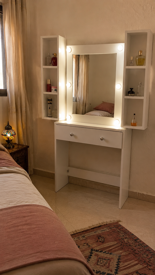 coiffeuse avec miroir